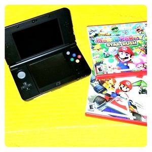 nintendo 3ds,2 games